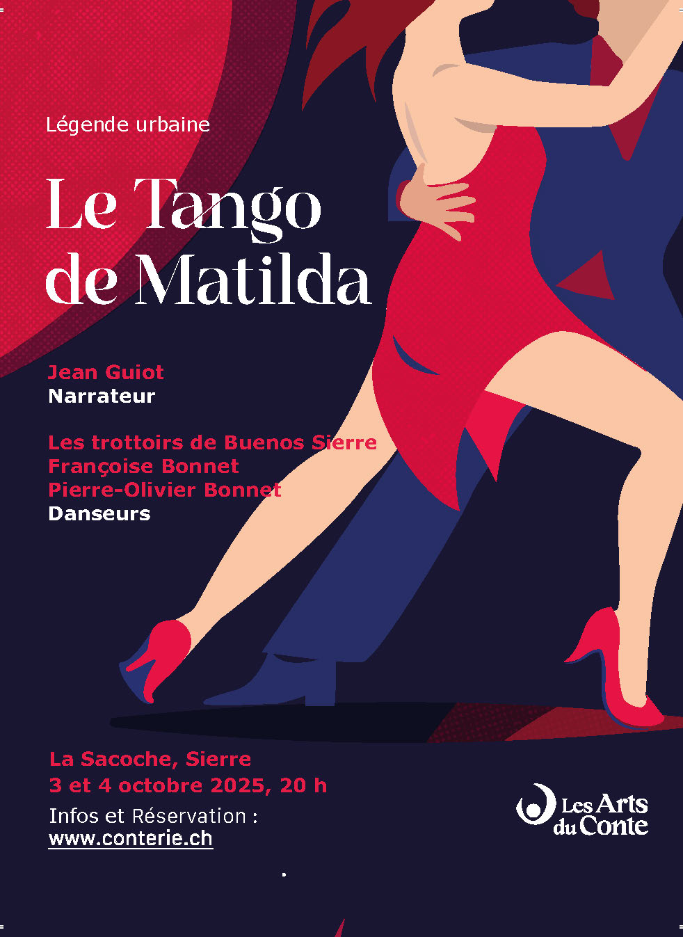 Tango Affiche Sierre Tango Matilda Théâtre Genève 2025